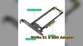 PCIe 4.0 NVMe E1.S SSD Adapter