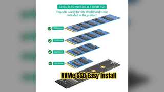 NVMe SSD Extension Cable 30cm 270 Degree