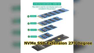 M2 NVMe SSD Extension Cable 270 Degree