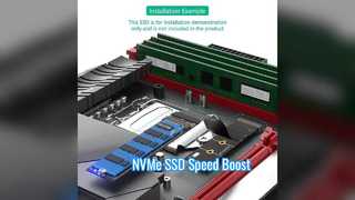 NVMe SSD Extension Cable 64Gbps High Speed